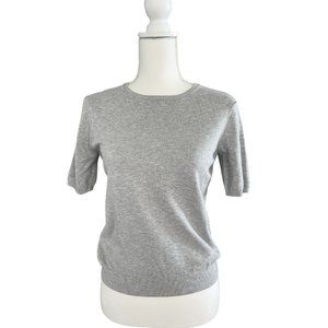 H&M Basics Grey Knit Shirt
